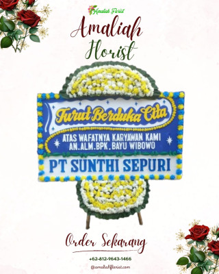 Papan Bunga Duka di Sukamanis