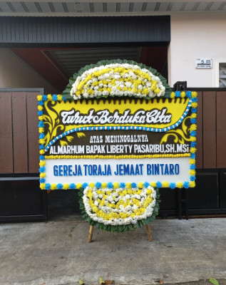 Papan Bunga Duka di Sukamanis