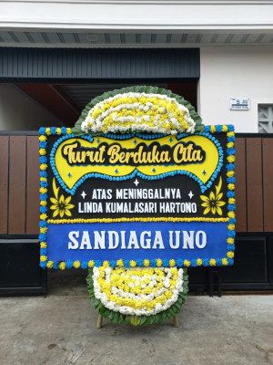 Papan Bunga Duka di Sukamanis